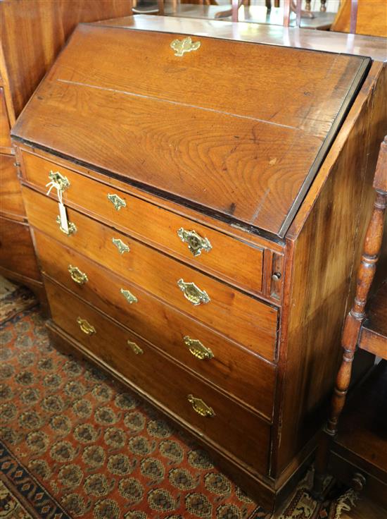 George III oak bureau